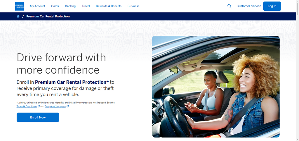 10 Credit Cards With Primary Rental Car Insurance in 2026 8 American Express Platinum (via Premium Car Rental Protection add-on)