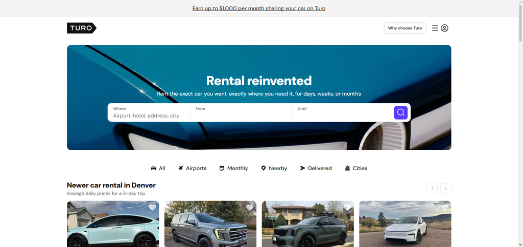 10 Car Rental Platforms With Transparent Pricing in 2026 10 Turo