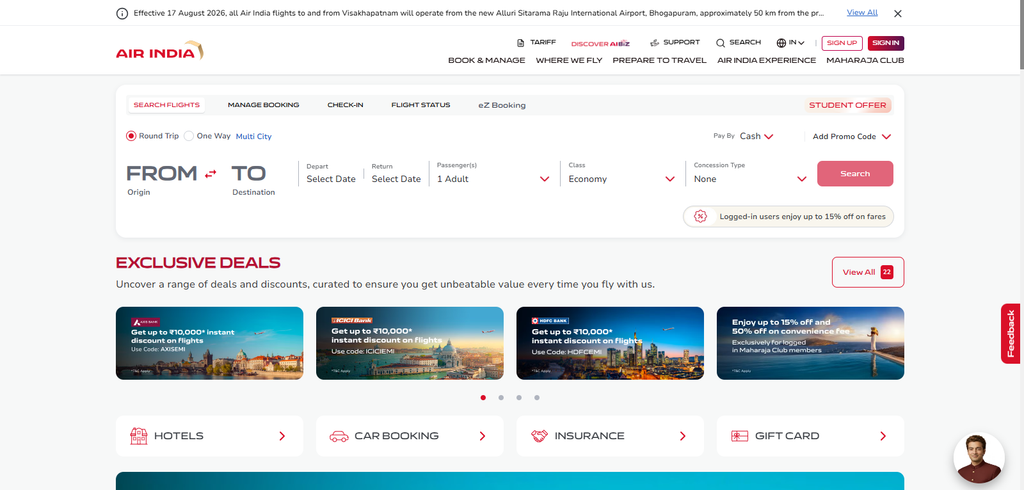 10 Airlines With the Best Free Checked Bags in 2026 8 Air India