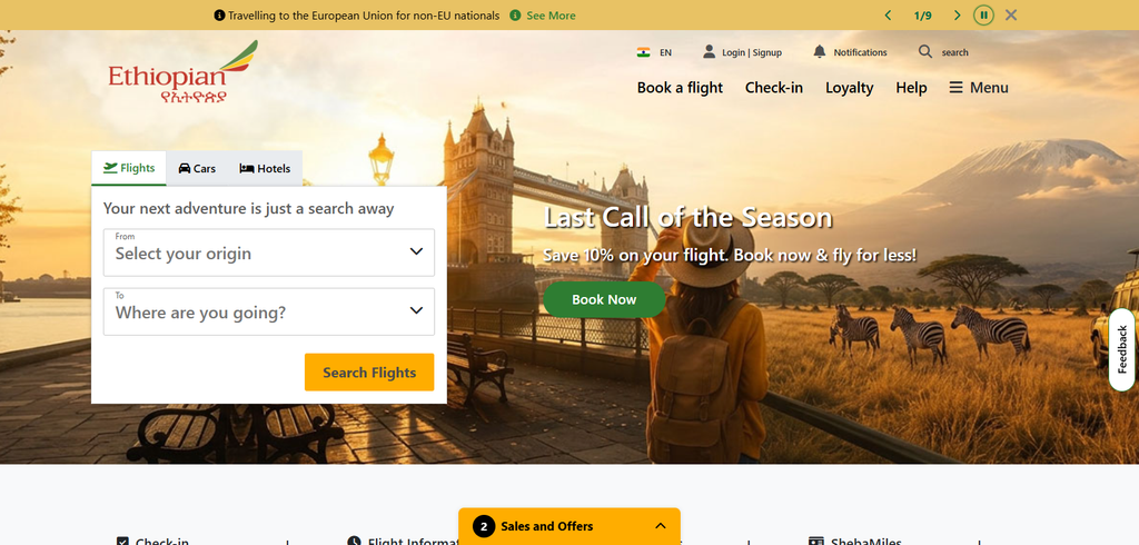 10 Airlines With the Best Free Checked Bags in 2026 10 Ethiopian Airlines