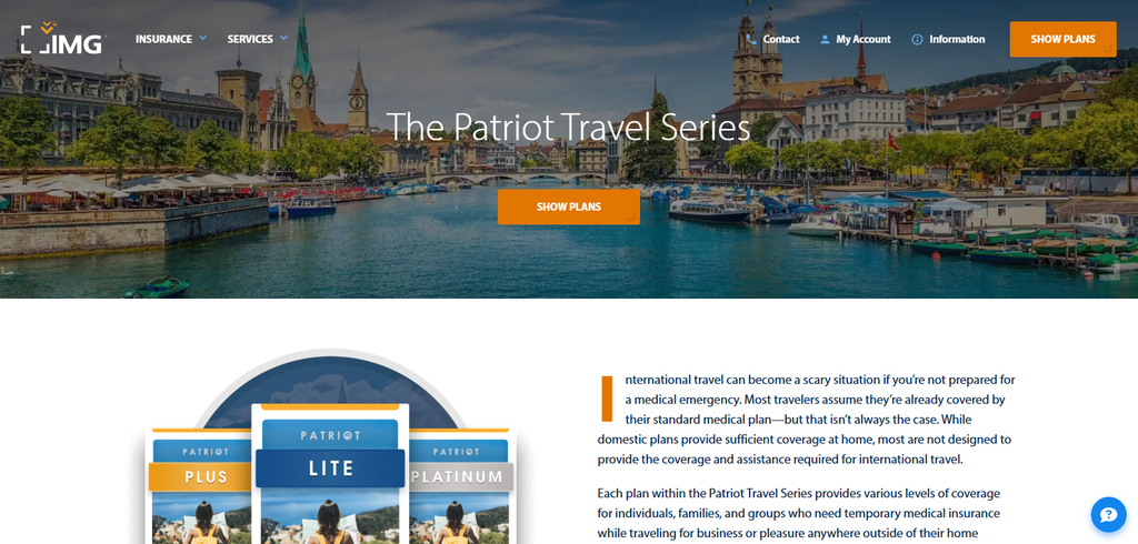 10 Best Long-Term Travel Insurance Plans for Digital Nomads 9 IMG Global / Patriot International