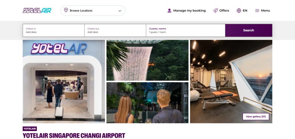 10 Best Airport Capsule Hotels for Comfortable Travel Rest 4 YotelAir Singapore Changi Airport