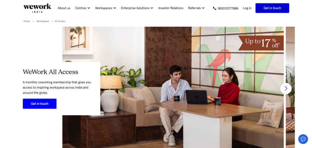 10 Best Coworking Memberships for Flexible Workspaces 2 WeWork Membership