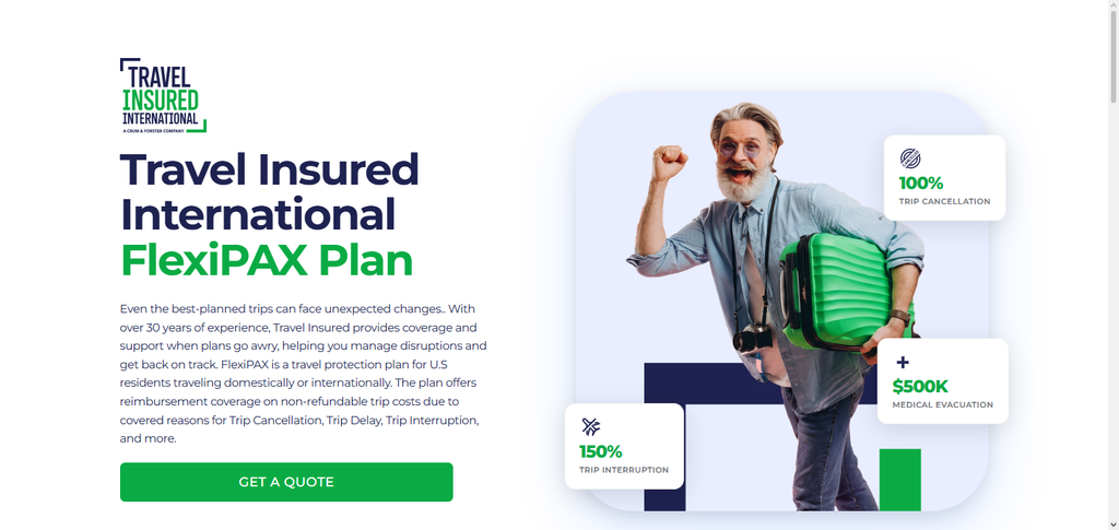 10 Travel Insurance Plans With Cancel for Any Reason Coverage 8 Travel Insured International FlexiPAX