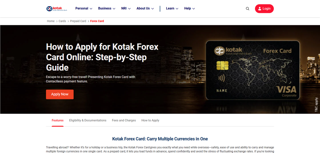 10 Prepaid Travel Cards With Zero FX Fees in 2026 11 Kotak Multi-Currency Forex Card