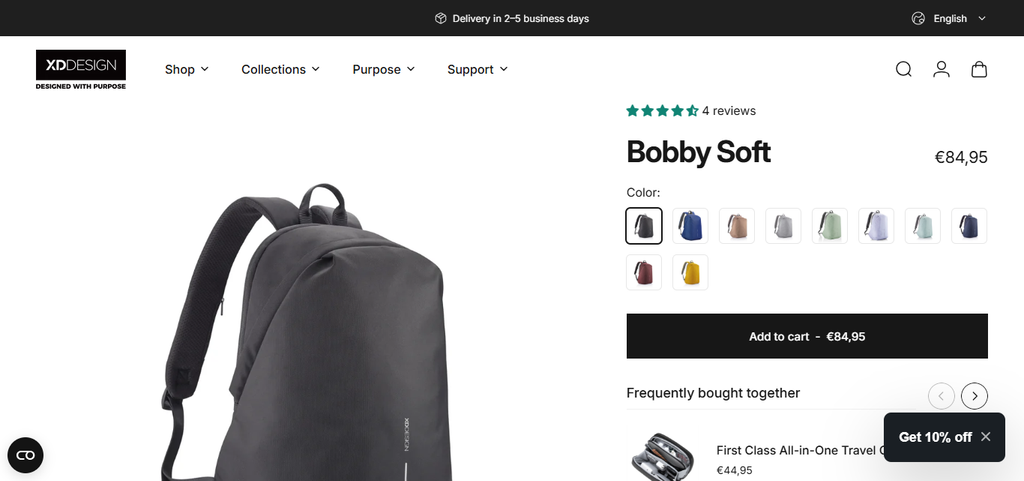 12 Best Anti-Theft Travel Backpacks for Safer Trips 10 XD Design Bobby Soft