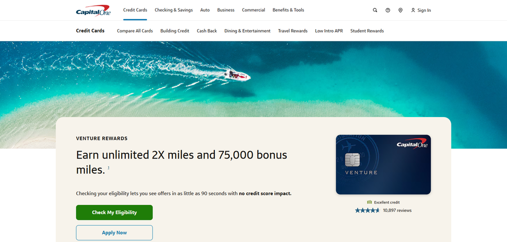 10 Travel Cards With TSA PreCheck & Global Entry Credits 9 Capital One Venture Rewards