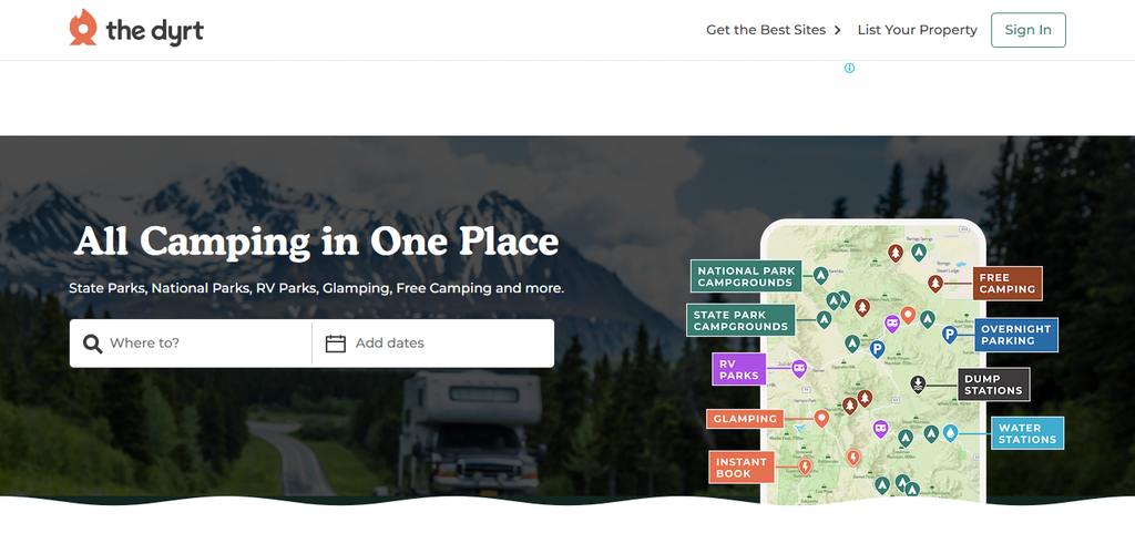 10 Top Travel Routing Apps for Road Trips: Best Planning Tools 9 The Dyrt