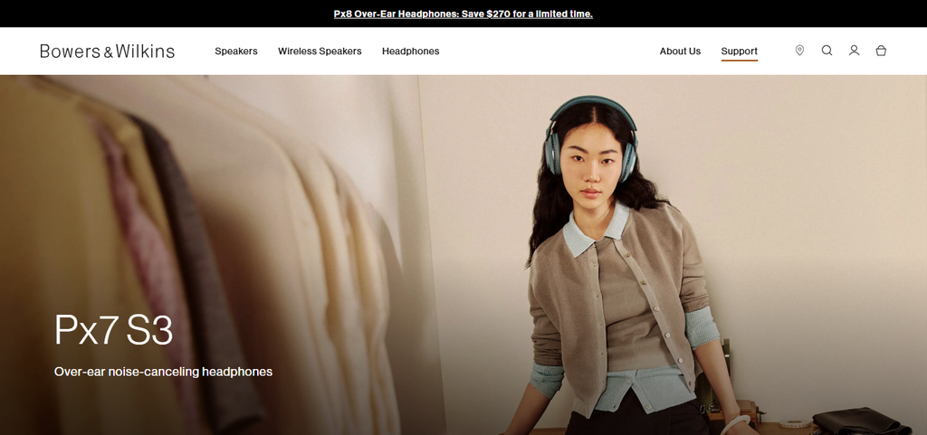 10 Best Noise-Canceling Headphones for Flights in 2026 8 Bowers & Wilkins Px7 S3