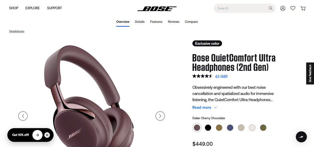 10 Best Noise-Canceling Headphones for Flights in 2026 3 Bose QuietComfort Ultra Headphones
