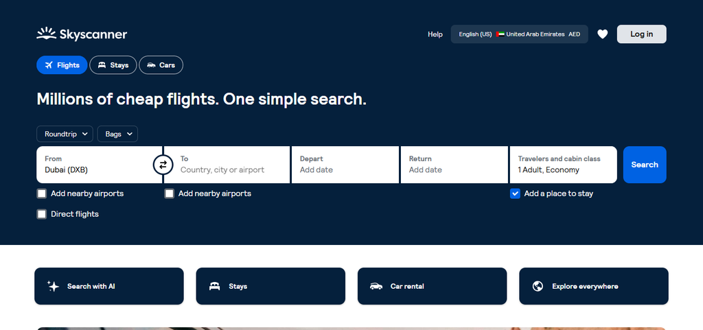 14 Best Hopper Alternatives for Cheap Flight Deals In 2026 3 Skyscanner