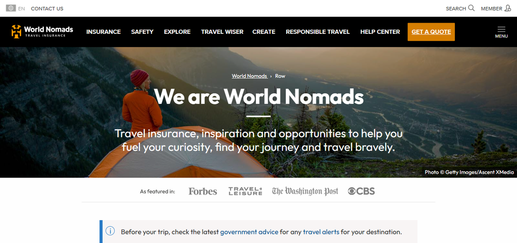 10 Top SafetyWing Rivals for Nomad Insurance In 2026 2 World Nomads