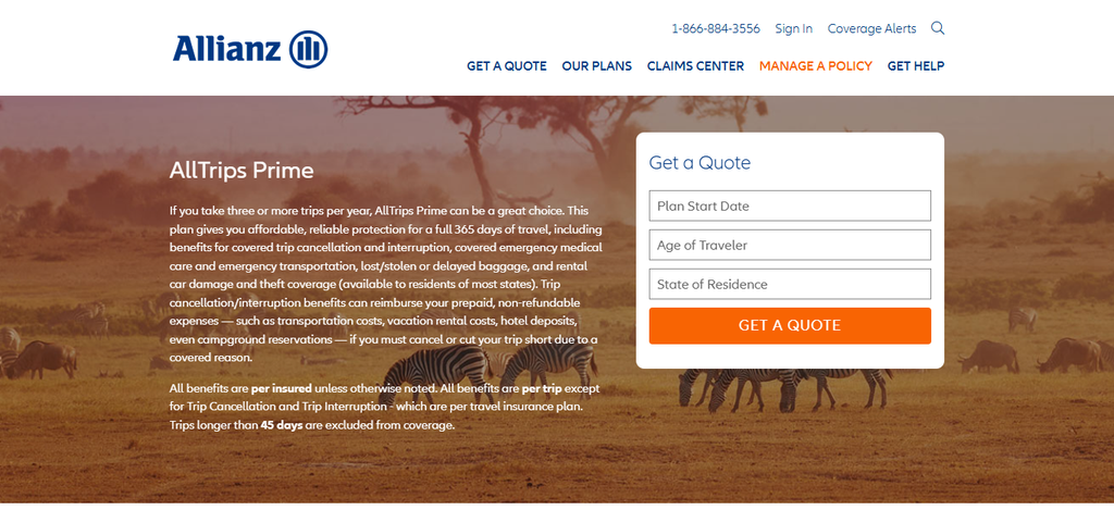 10 Best Annual Travel Insurance Plans for 2026: Top Picks 2 Allianz AllTrips Prime