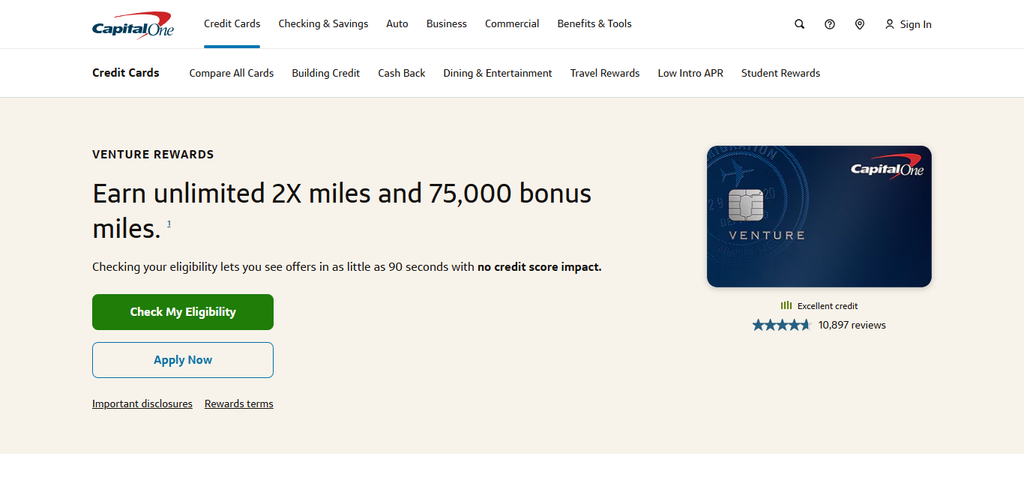 12 Top Travel Rewards Credit Cards for Beginners In 2026 3 2. Capital One Venture Rewards