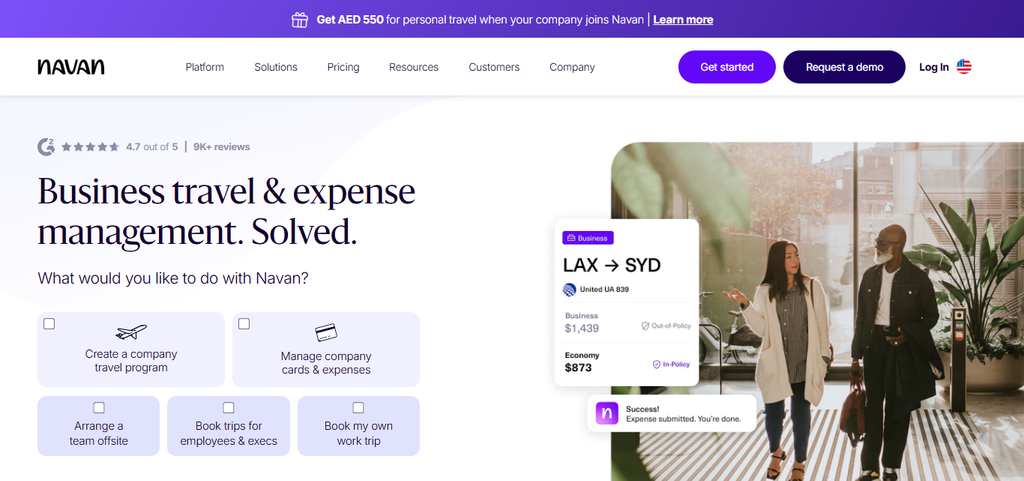 12 Best B2B Travel Software for Agencies 2 Navan