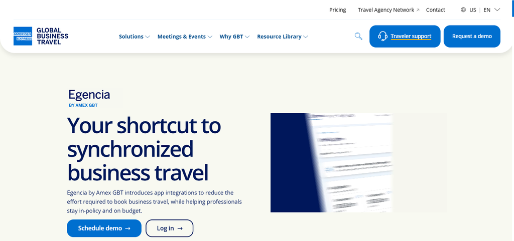 12 Best B2B Travel Software for Agencies 5 Egencia (Amex GBT)