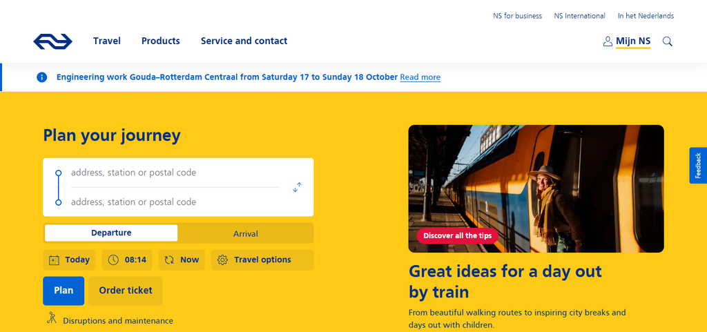 14 Best Omio Alternatives for Europe Train Travel In 2026 15 NS – Netherlands