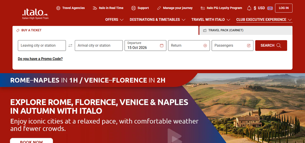 14 Best Omio Alternatives for Europe Train Travel In 2026 10 Trenitalia & Italo – Italy