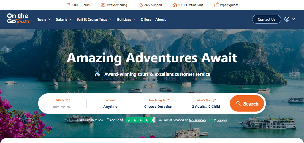 10 Best G Adventures Rivals for Group Travel 7 On The Go Tours