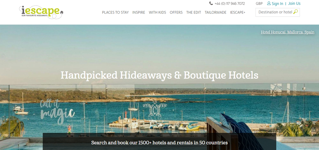 10 Best Mr & Mrs Smith Rivals for Boutique Hotels In 2026 7 . i-escape