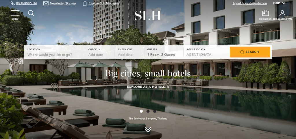 10 Best Mr & Mrs Smith Rivals for Boutique Hotel Stays 3 2. Small Luxury Hotels of the World (SLH)
