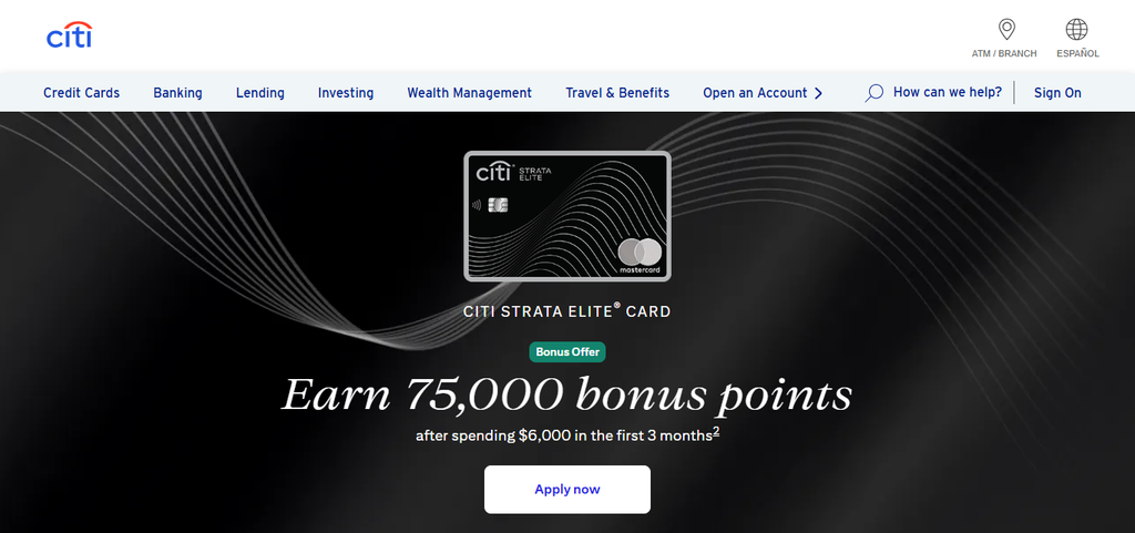 Citi Strata Elite℠ Card