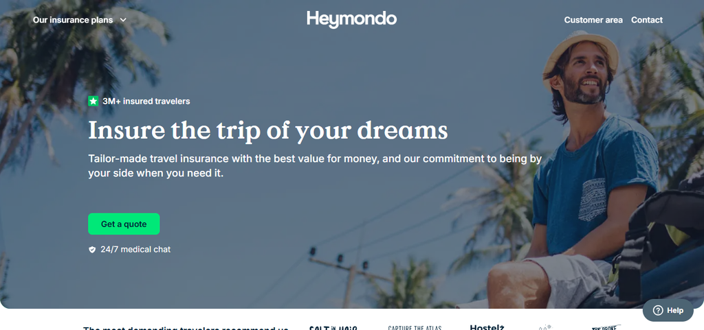15 Best World Nomads Alternatives for Explorers In 2026 6 Heymondo